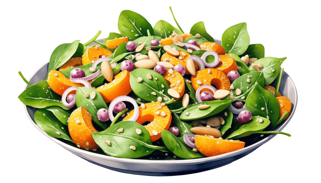 Discover the ultimate Spinach Salad Recipe that promises to tantalize your taste buds and boost your health in just 15 minutes! Unravel the secret behind a mouthwatering mix of vibrant greens, juicy mandarins, and crunchy almonds, all topped with a sweet and tangy poppy seed dressing. Dive in!