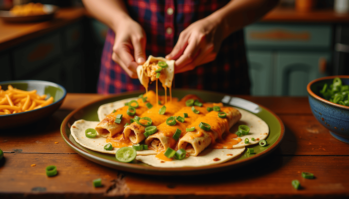 Transform your dinner routine with this Chicken Enchiladas Recipe that promises a burst of flavors in just 45 minutes! Discover the secret ingredient that elevates leftover chicken, making this dish a weeknight favorite that both kids and adults can’t resist. Ready to uncover the secret? Dive in now!