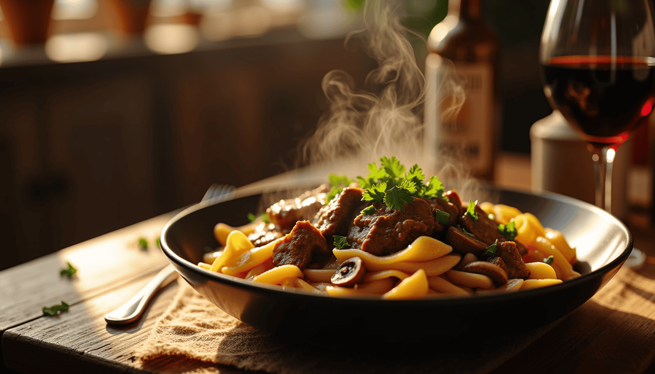 Craving comfort on a plate? Dive into our Beef Stroganoff Recipe featuring ultra-tender beef, creamy gravy, and a secret ingredient that adds an irresistible zing. Discover why this indulgent dish, finished with sour cream and cream cheese, might just redefine your idea of blissful dining. Curious? Read on!