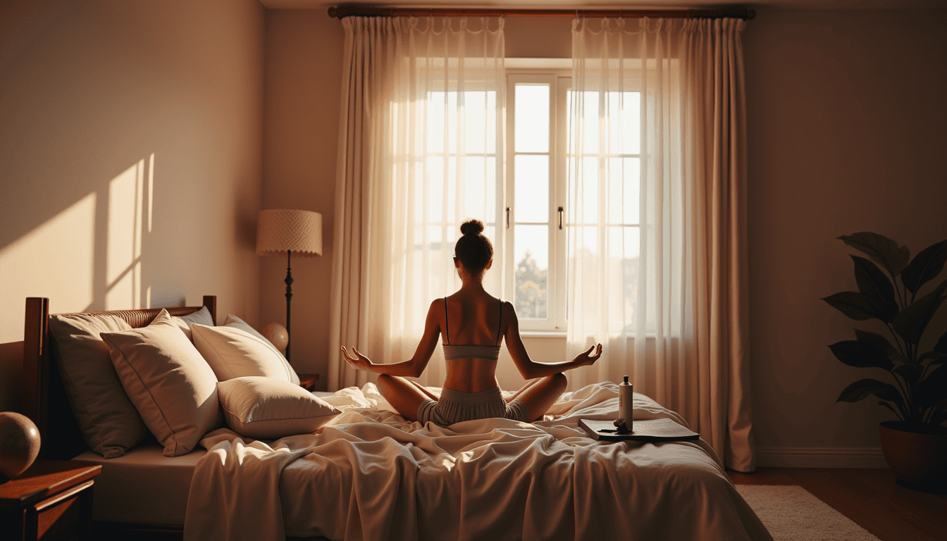 Discover how yoga poses for sleep can transform your nightly routine into a soothing journey for deeper, restorative rest!