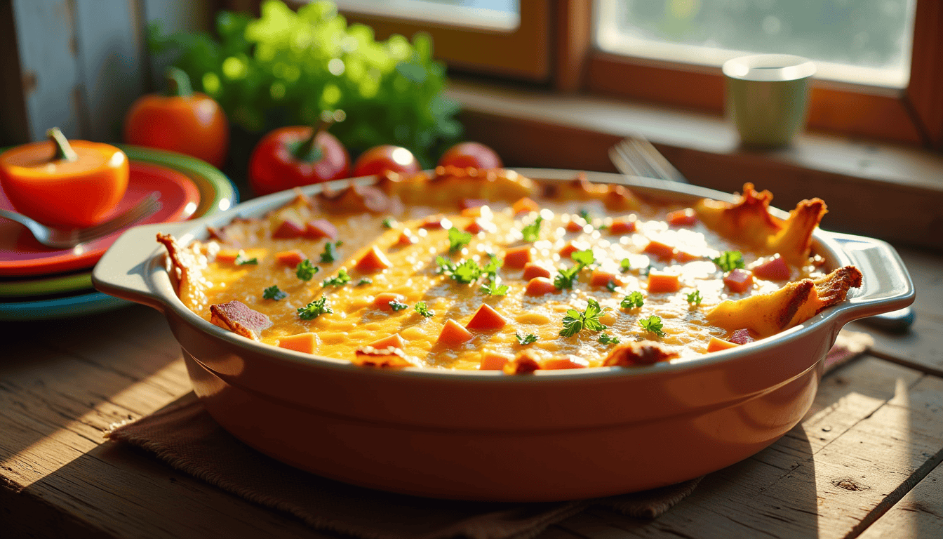 Discover the secret to the ultimate Ham Cheese Casserole Recipe that promises to wow at any meal! Think breakfast is the best part of the day? Think again—with this savory delight, every meal becomes an event. Find out why everyone's talking about this extraordinary dish!