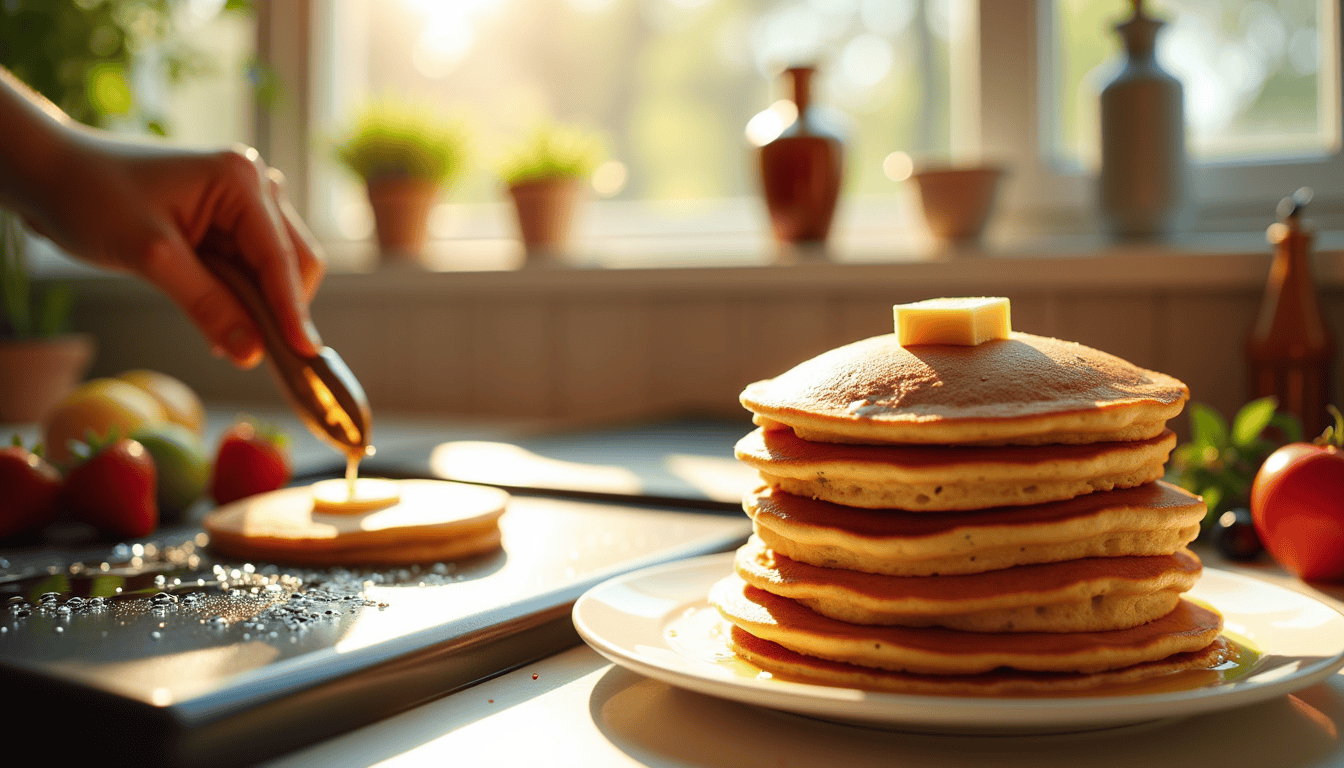 Discover the secret ingredient that makes this Classic Pancake Recipe genuinely unbeatable! With minimal prep time, these old-fashioned pancakes promise a morning delight that you'll crave. But there's more—find out the simple twist that elevates your breakfast game to a whole new level. Curious yet?