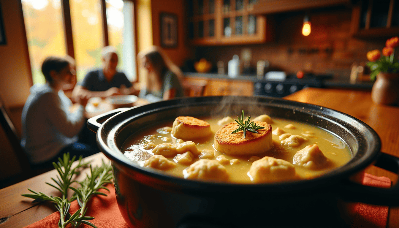 Discover the secret to hassle-free slow cooker chicken dumplings that tastes like grandma's kitchen! Uncover the trick to effortlessly fluffy dumplings and a creamy, savory broth. Is it truly the best slow cooker creamy chicken and dumplings recipe out there? Dive in and decide for yourself!