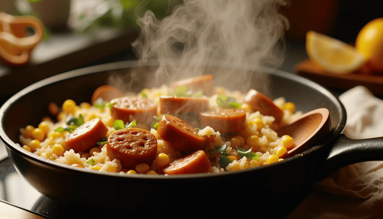 Craving a hearty meal with minimal fuss? Discover the secret to a perfect sausage and rice casserole that conquers hunger and stress! This one-pan wonder delivers big flavors in just 30 minutes, transforming your busy nights into culinary triumphs. Why settle for ordinary when extraordinary comfort is just a pan away?