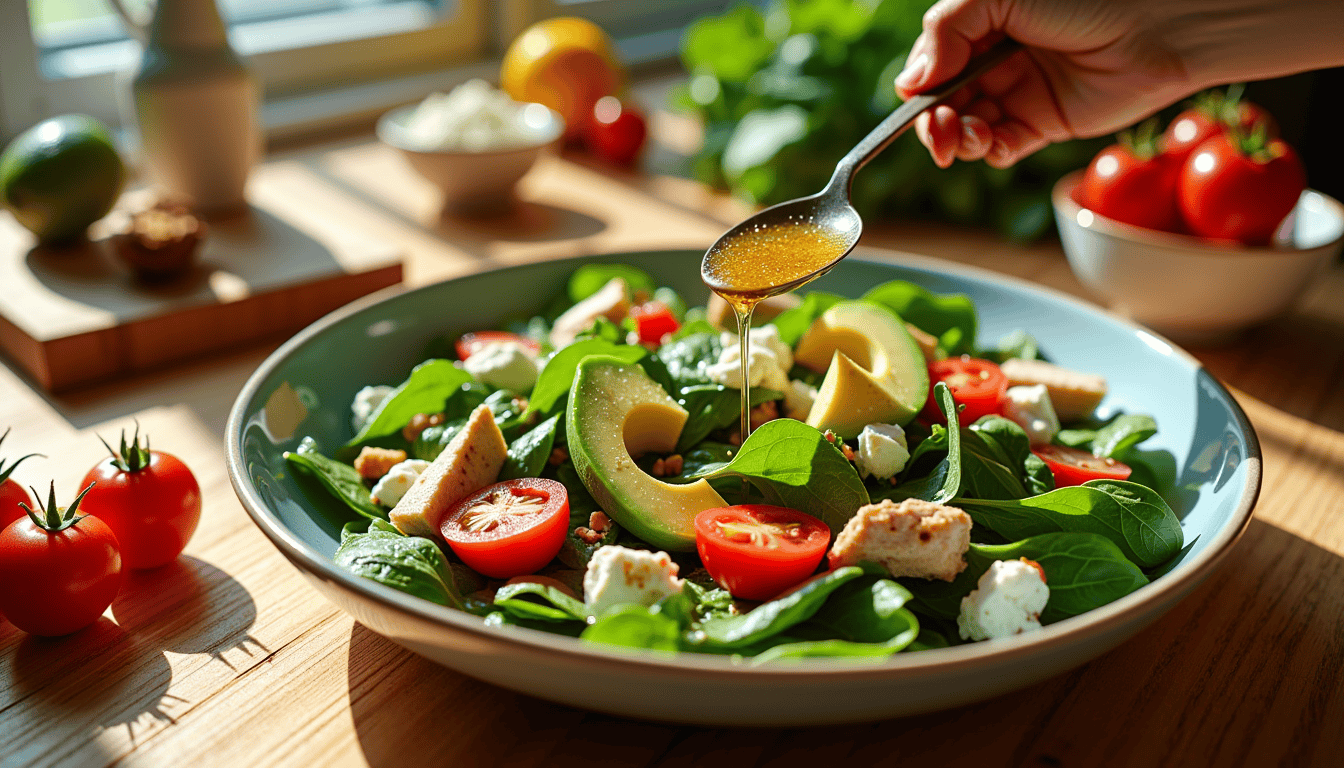 Discover the secret to a vibrant meal with our Healthy chicken spinach salad! Packed with nutrient-rich ingredients like creamy avocado and tangy goat cheese, this dish isn't just a treat for your taste buds. See how this delightful salad could transform your meal game today!