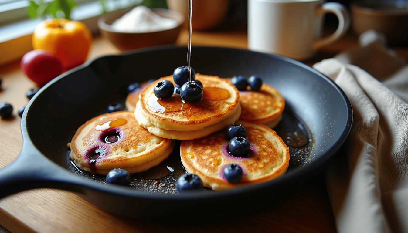 Discover the secret to the perfect breakfast delight with our blueberry flapjack recipe—made from scratch and bursting with fresh, juicy blueberries! Why settle for ordinary when you can enjoy the health-boosting power of chia seeds and a no-fail method that keeps your flapjacks fluffy every time?