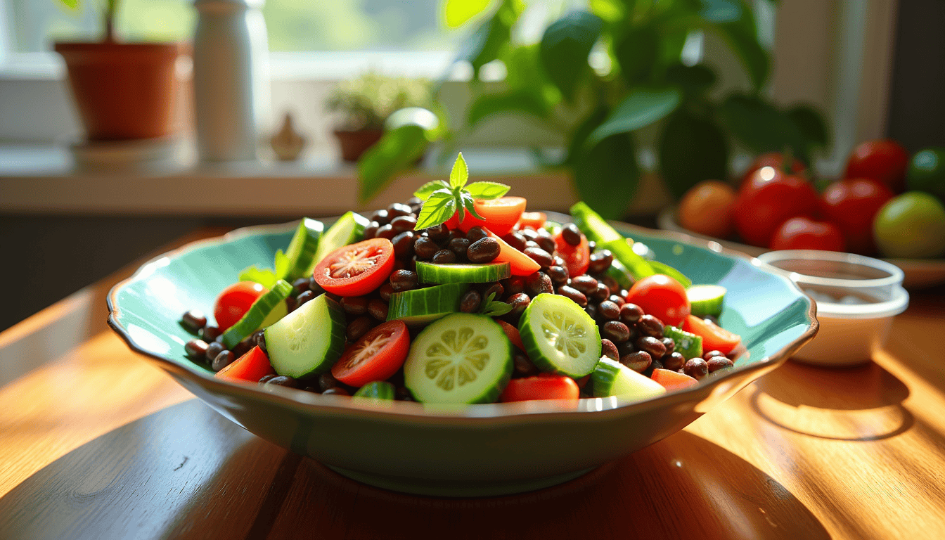 Unlock the secret to the perfect Black Bean Cucumber Salad—a refreshing, nutrient-packed blend that takes just 15 minutes to create. Discover how this dish can easily become your go-to light meal, with customizable ingredients and a unique dressing twist that will keep your taste buds tantalized!