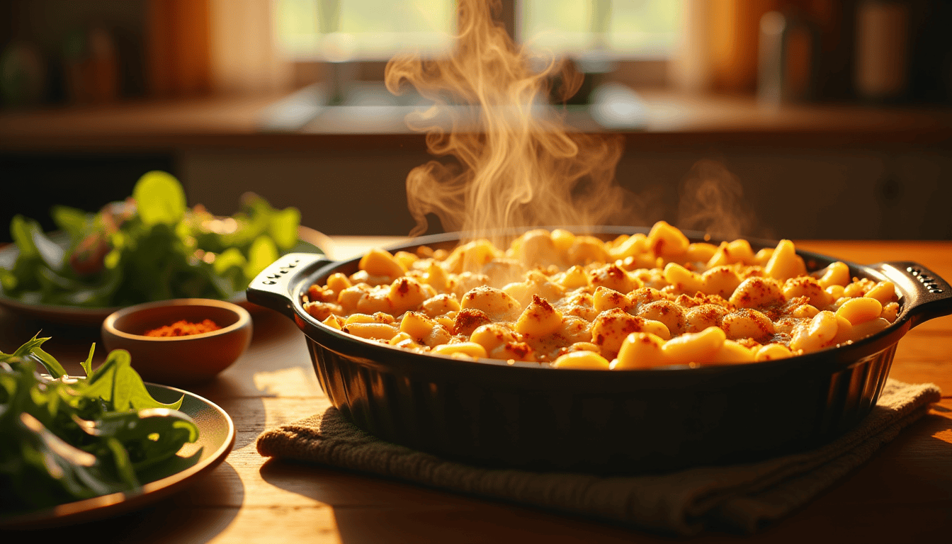 Unlock the secret to the creamiest mac and cheese that will redefine your comfort food experience! Forget the boxed stuff; this homemade delight blends sharp cheddar and velvety cream cheese for a luxurious taste. Ready in just over an hour, find out why this dish will become your new family favorite!