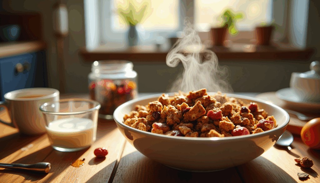 Discover the unexpected ingredient that makes this Maple Pecan Granola Recipe not only delicious, but also a powerhouse breakfast choice. Packed with wholesome oats, vibrant dried fruits, and a touch of pure maple syrup, this granola will revolutionize your mornings. What's the secret that gives it such irresistible flavor?