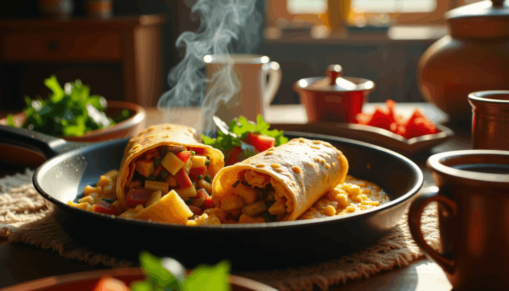 Unravel the secret to your new morning obsession: the New Mexico breakfast burrito. Discover why Hatch green chiles are the flavor bomb your mornings need! With sizzling bacon, crispy potatoes, and gooey cheddar, this recipe is the must-try culinary experience—perfect for busy mornings or leisurely brunches!