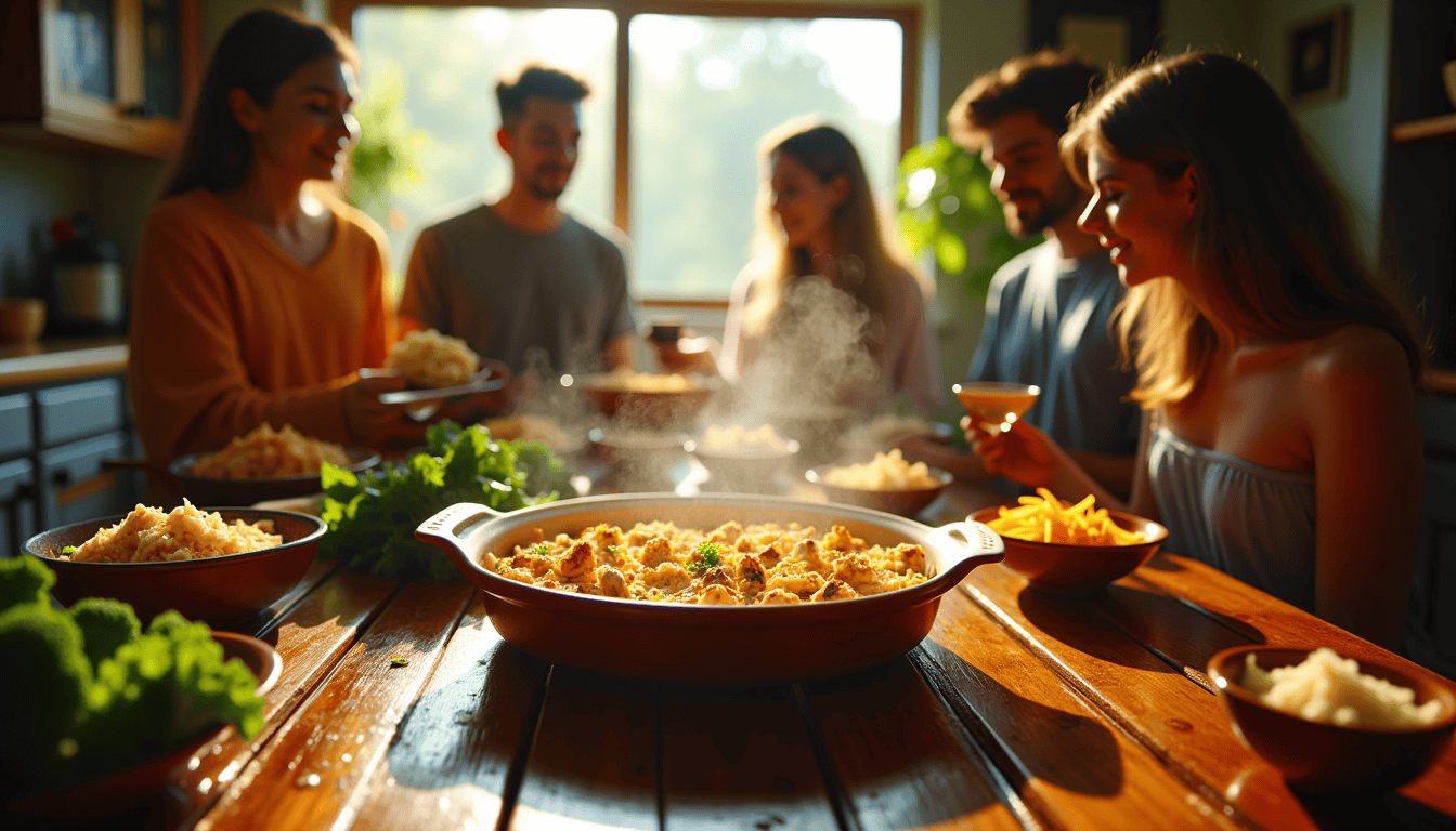 Unlock the secret to a comforting family favorite without any canned soup! This chicken broccoli casserole recipe combines tender chicken and fresh broccoli in a creamy, cheesy delight. Ready in just over an hour, it’s the perfect dish for busy weeknights. Curious how to create this wholesome masterpiece? Let’s find out!
