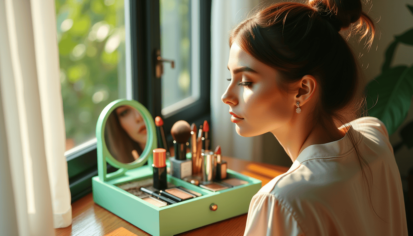 Revamp your space with Lurcns Makeup Organizers in light green. Find efficient makeup storage solutions that blend style and function!
