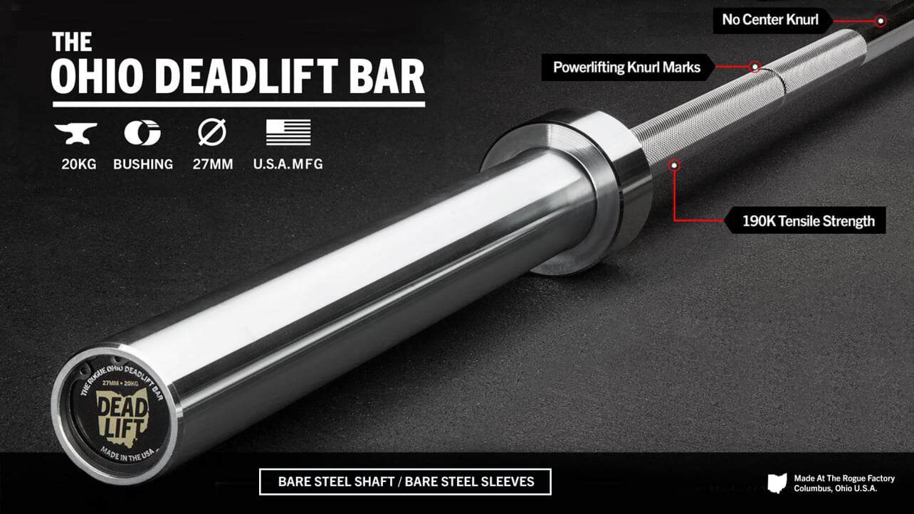 Curious why the Rogue Ohio Deadlift Bar is a favorite? This review of its bare steel finish reveals all the buzz.