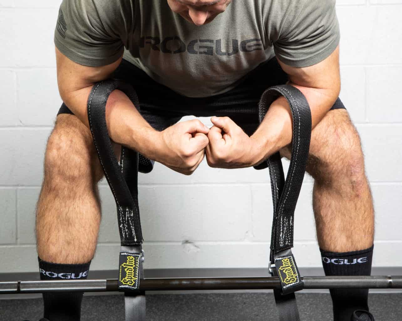 Transform your squat game with Spud Inc Zercher Straps! Say goodbye to discomfort and elevate your workout like never before!