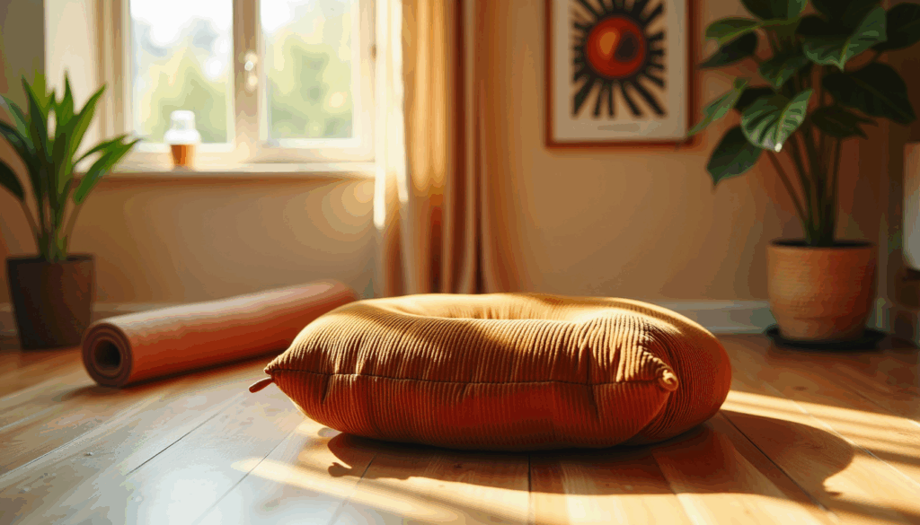 Transform your space with large corduroy meditation pillows—perfect for yoga and cozy family moments. See why everyone loves them!