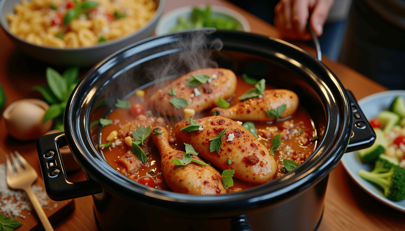 Unlock the secret to a meal that tantalizes your taste buds with minimal effort. Discover how slow cooker balsamic chicken transforms everyday ingredients into a delicious symphony of flavors. Ready in just over four hours, this dish is perfect for busy weeknights. Don't miss out on this flavorful simplicity!
