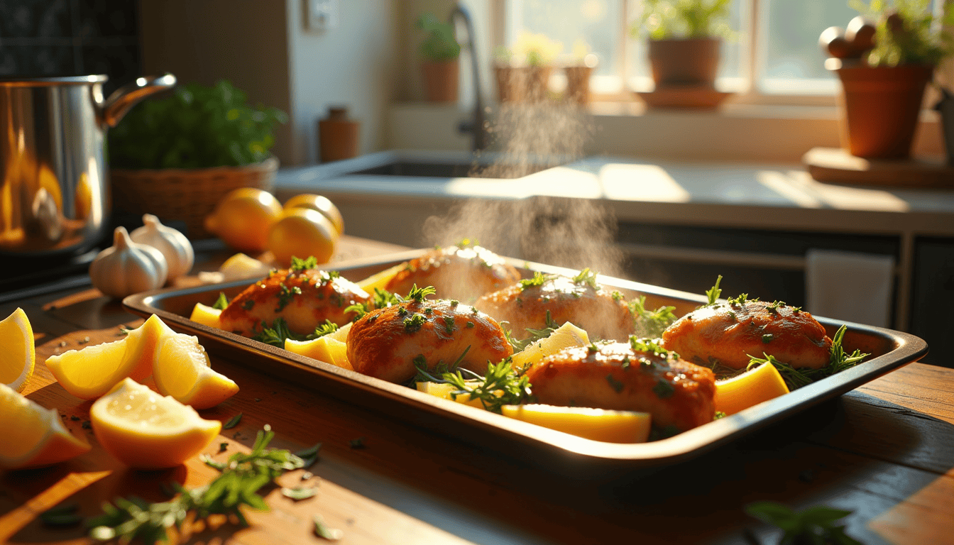 Unlock the secret to a mouthwatering meal with our irresistible Greek Lemon Chicken Recipe! This budget-friendly dish, bursting with zesty flavors and aromatic herbs, promises to be a hit at your dinner table. Discover how easy it is to create this classic favorite that your family will absolutely adore!