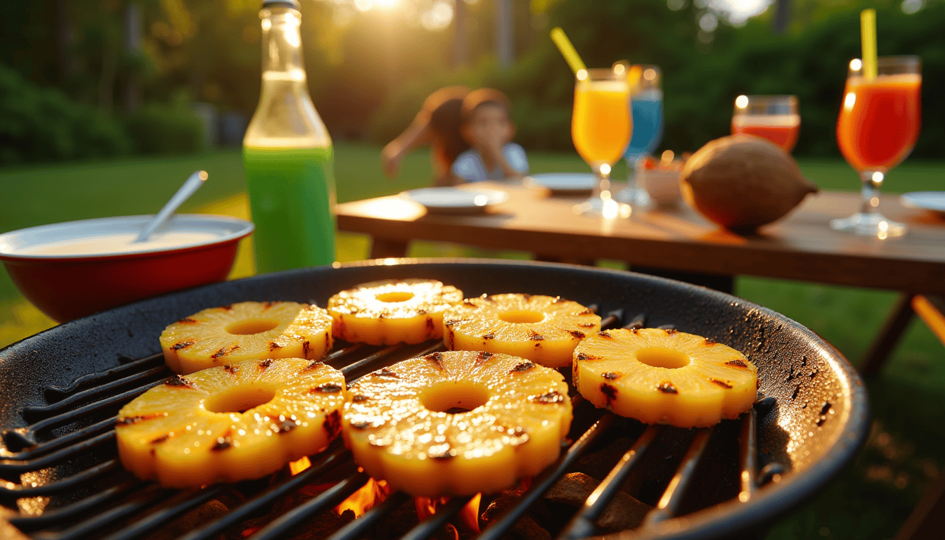 Unlock the secret to a tropical treat that’ll elevate your summer gatherings! Discover how easy it is to transform ordinary fruit into gourmet Grilled Pineapple Slices, coated with aromatic cinnamon sugar. Perfectly caramelized in just 22 minutes, these sweet delights will leave everyone craving more. Can you resist the allure?