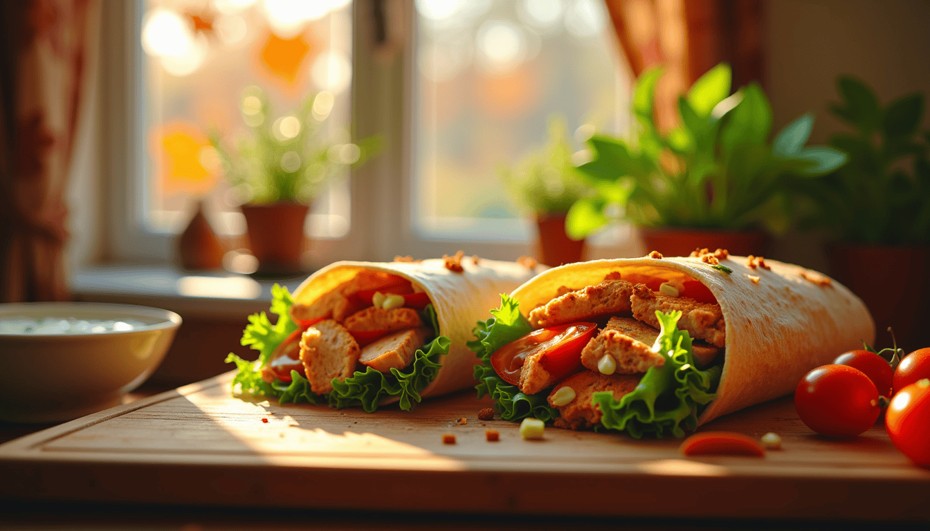 Discover the secret to irresistible flavors with this Chicken Ranch Wrap Recipe that's taking family meals by storm. Ready in just 30 minutes, these wraps masterfully blend crispy chicken with fresh veggies and creamy ranch, creating a culinary delight no one can resist. What makes them so addictive?
