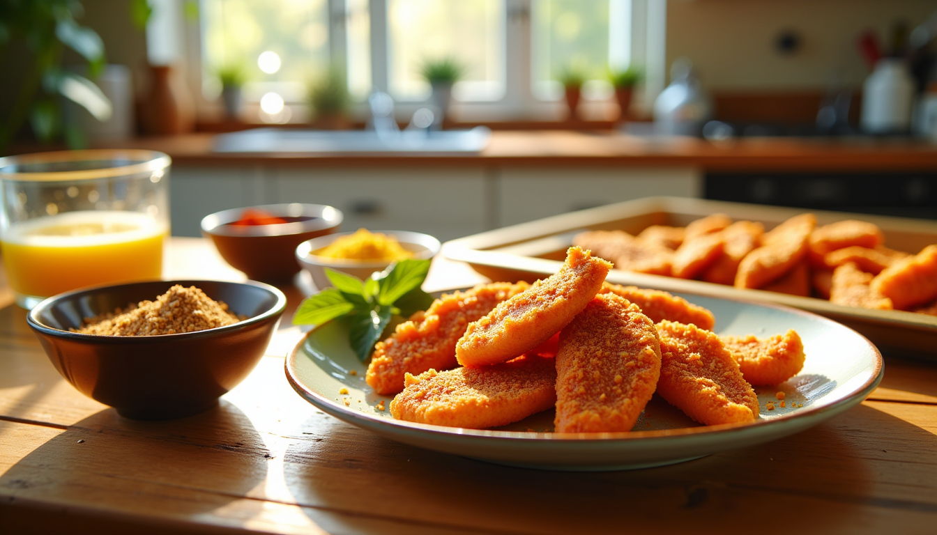 Craving crispy, guilt-free goodness? Dive into our ultimate baked chicken tenders recipe! With just 15 minutes of prep, discover the secret to perfectly moist chicken and mouthwatering crunch without frying. Ready to uncover how simple ingredients can revolutionize your dinner game? This isn't your average chicken recipe!
