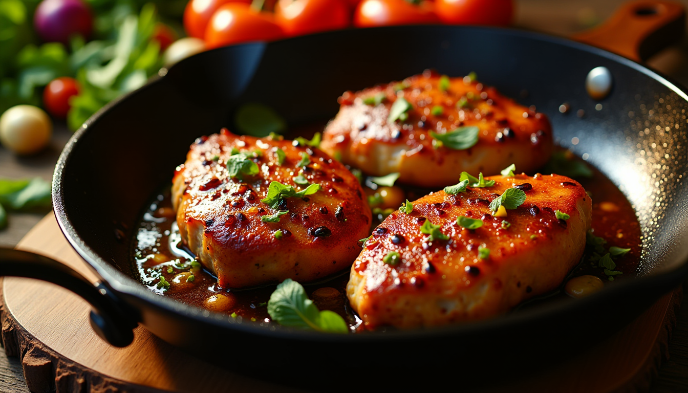 Unlock the secret to a delicious weeknight meal with our quick and easy Pan-Roasted Chicken Breasts recipe. In just 17 minutes, you'll discover how to create perfectly crispy skin and juicy meat. Curious about the unexpected ingredient that elevates this dish? Learn more and transform your dinner game today!
