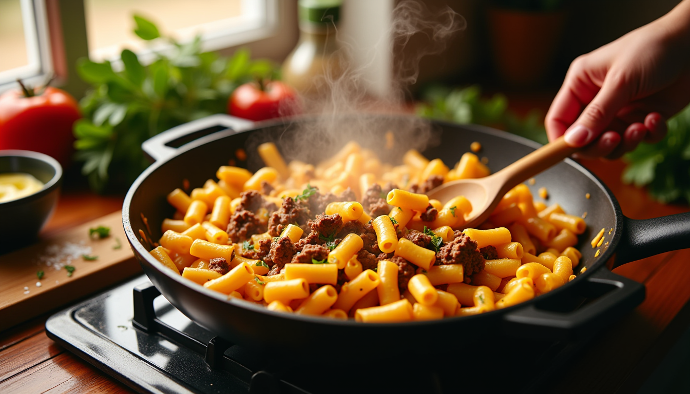 Discover the ultimate comfort food twist with our quick and satisfying Cheeseburger Macaroni Recipes! In just 25 minutes, you can whip up a hearty blend of creamy cheese and savory beef that will have everyone begging for seconds. Ready to elevate your dinner game? Dive in for the secret!