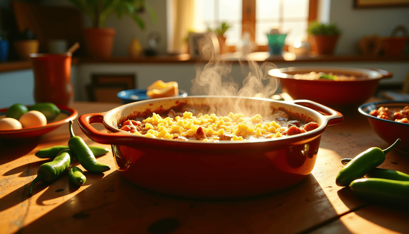 Discover the secret to mastering the ultimate Chili Relleno Casserole Recipe! This quick and satisfying breakfast delight combines cheesy layers and a spicy kick that'll awaken your taste buds. Want to elevate your morning routine with a Mexican twist? Dive into this flavor-packed dish that even your family will adore!