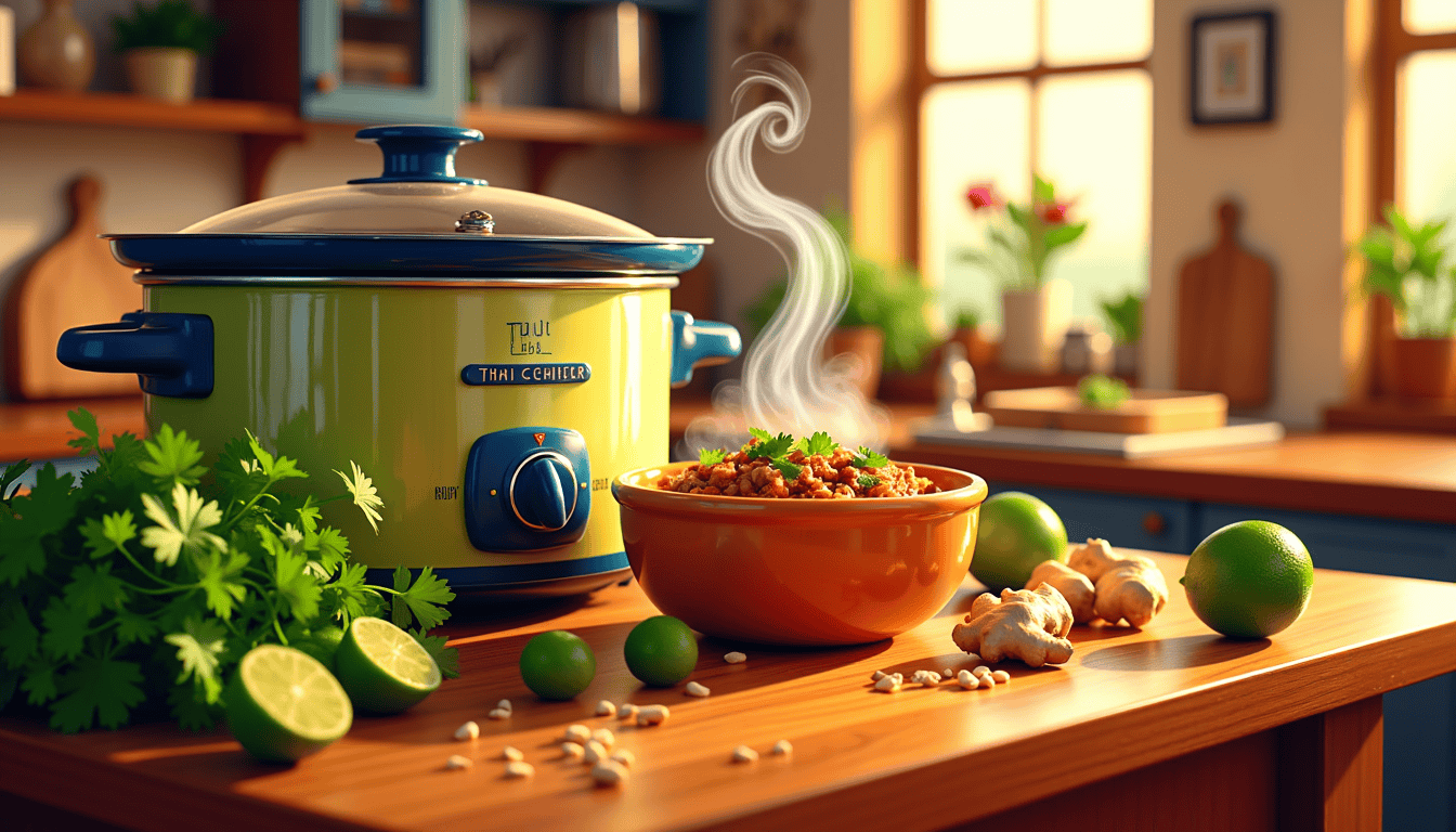 Discover the secret to elevating your culinary game with Frank's Favorite Slow-Cooker Thai Chicken! This easy-to-make dish packs a flavorful punch and is poised to become your new go-to in the world of slow cooker chicken recipes. Ready to tantalize your taste buds and simplify dinner prep?