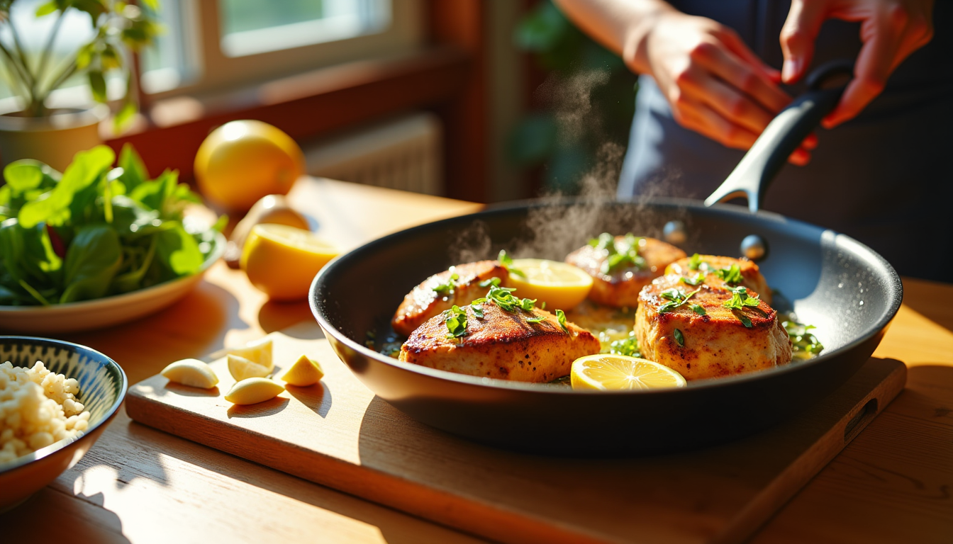 Unlock the secret to a perfect weeknight dinner with these Lemon Garlic Chicken Recipes! Ready in just 25 minutes, this zesty dish will delight your tastebuds and elevate your culinary skills. Curious to discover the health benefits and delicious variations? Click to find out how to transform your meals!