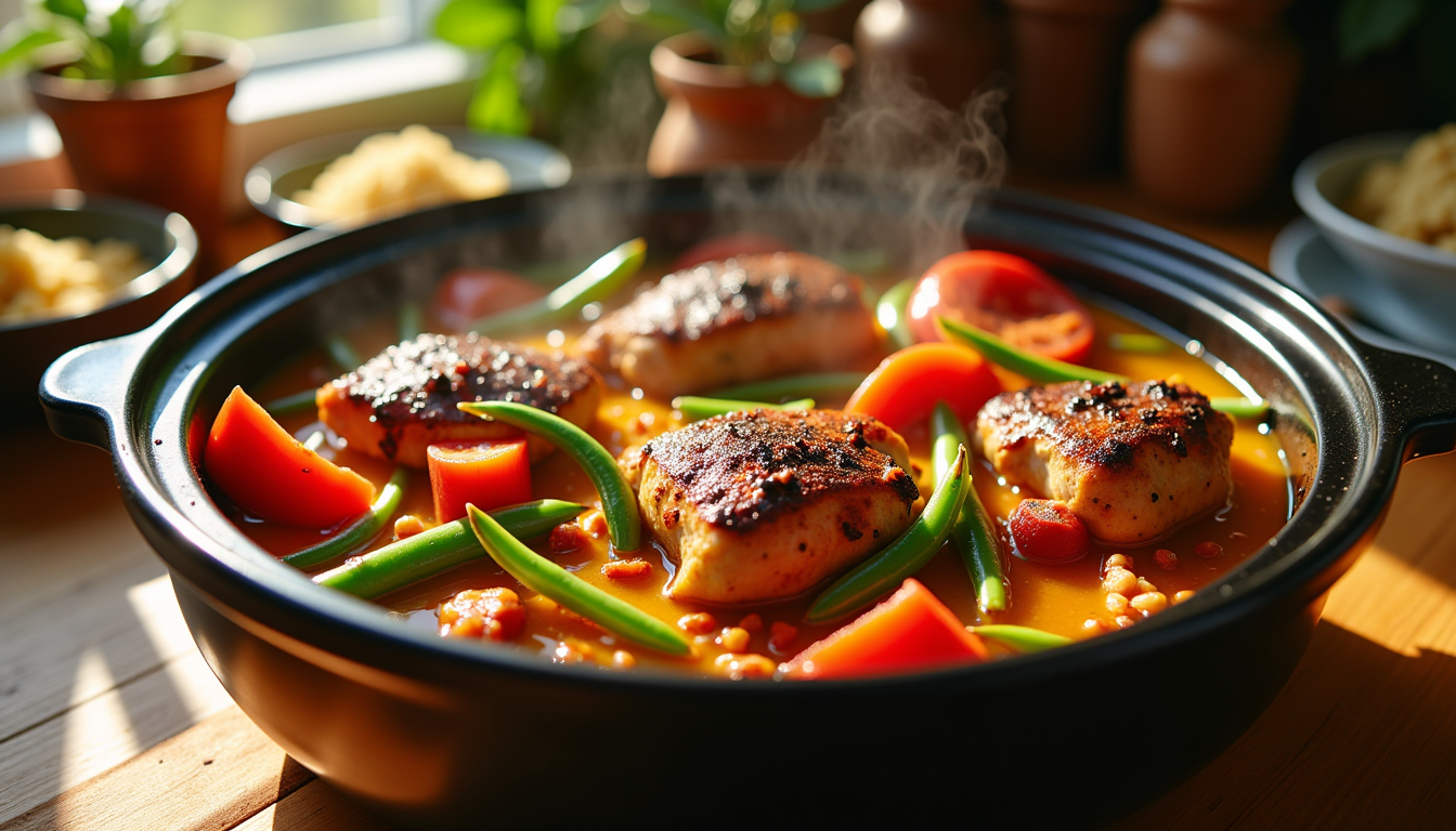 Discover the secret to effortlessly delicious meals with Mediterranean slow cooker recipes! This Mediterranean Chicken and Vegetables dish promises a symphony of flavors, bursting with tender chicken and vibrant veggies. Ready to transform your mealtime experience? Find out why it's perfect for healthy and convenient meal prep!