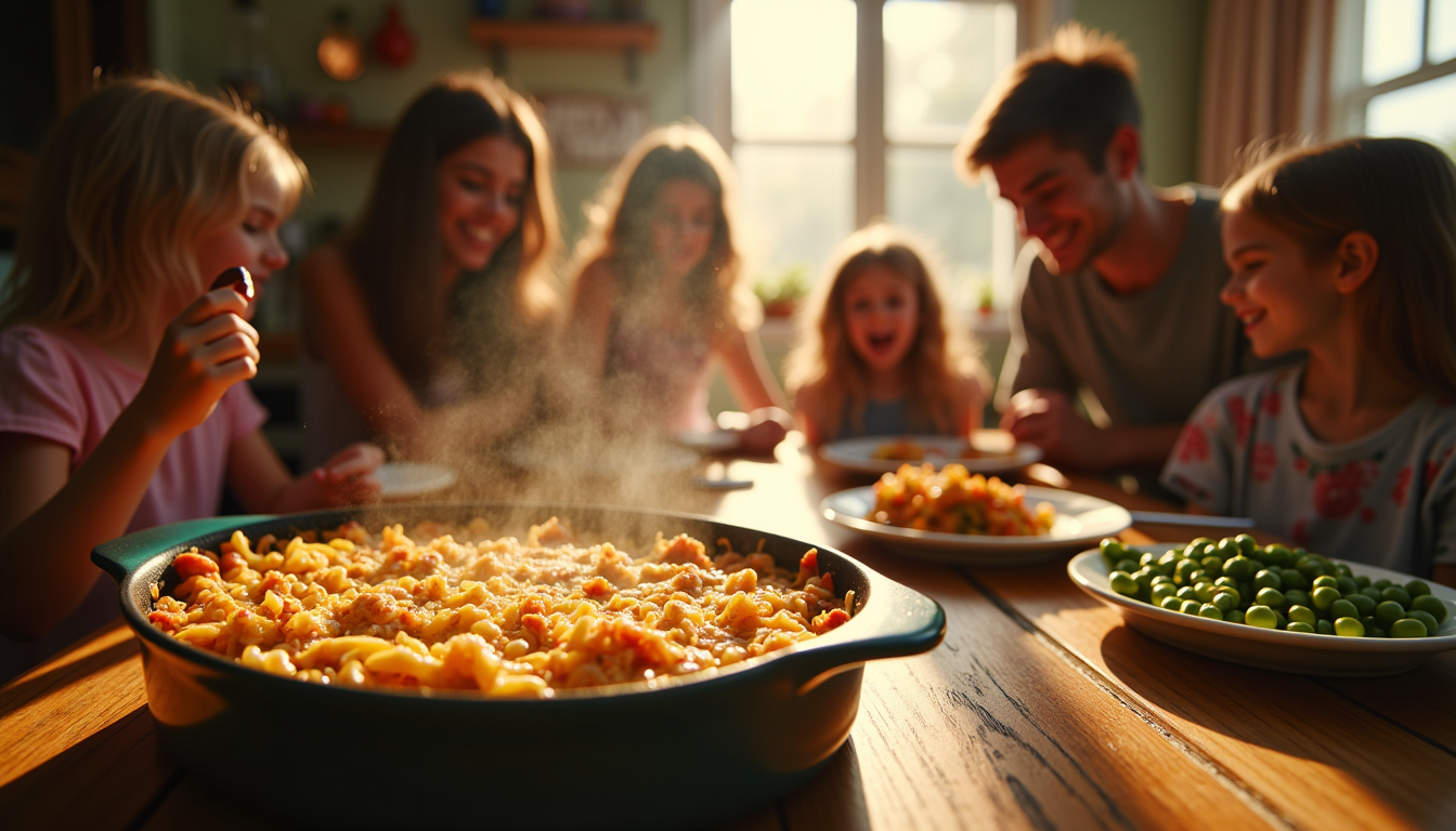 Unlock the secret to the ultimate weeknight meal with this irresistible tuna noodle casserole recipe. What surprising ingredient makes it so creamy and delicious? Discover the time-saving hack that blends savory tuna, cheesy bliss, and a dash of nostalgia—all ready in just 30 minutes!