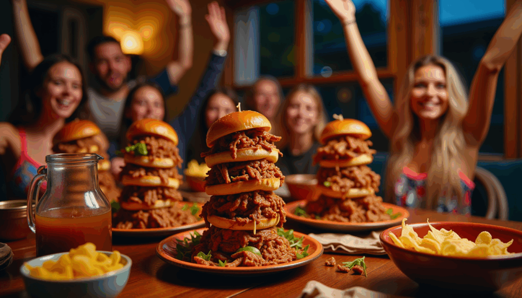 Unlock the secret to game-winning flavor with this easy pulled pork recipe! Perfect for any party, these mouthwatering, juicy sandwiches will keep your guests cheering for more. Discover how just 15 minutes of prep can lead to a crowd-pleasing feast that’s irresistible. Don’t miss out on this delicious game day essential!