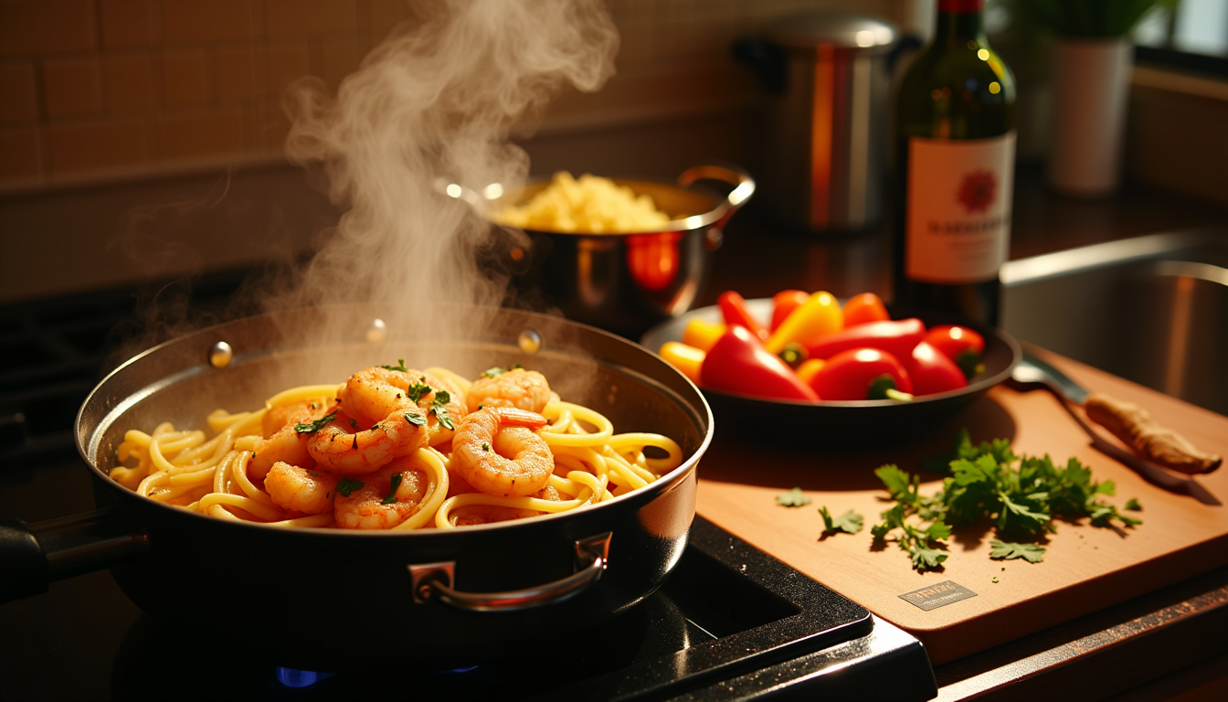 Unlock the secret to a mouthwatering shrimp scampi pasta recipe that doesn’t break the bank! In just one hour, you can enjoy creamy linguine, succulent shrimp, and a zesty lemon white wine sauce—all from your own kitchen. Curious how to elevate your weeknight meals? Dive into this culinary delight!