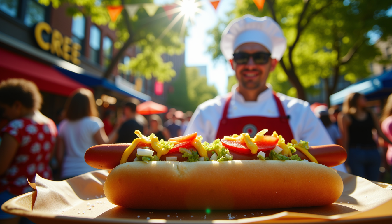 Discover the secrets behind the iconic Chicago-style hot dog that ignites taste buds across the Windy City. What makes its seven signature toppings so irresistible, and why is celery salt the game-changer you've been missing? Uncover these culinary mysteries and more in our sizzling guide!
