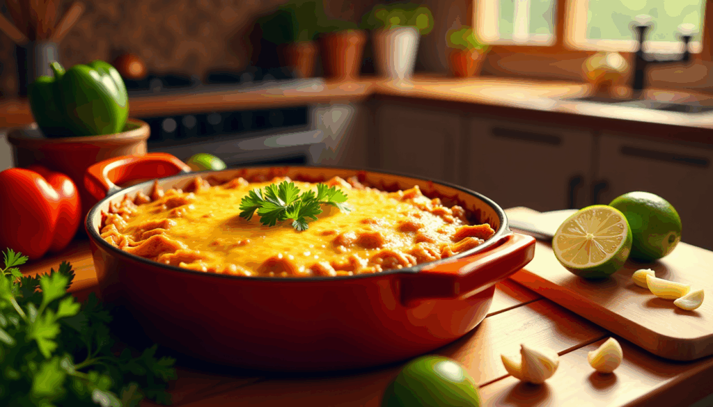 Unlock a new level of flavor with this irresistible Poblano Chicken Enchilada Casserole! Perfect for gatherings, this dish combines mild heat from poblano peppers and a creamy sauce that’ll leave your guests begging for more. Curious how easy it is to make? Dive into this recipe and impress everyone!