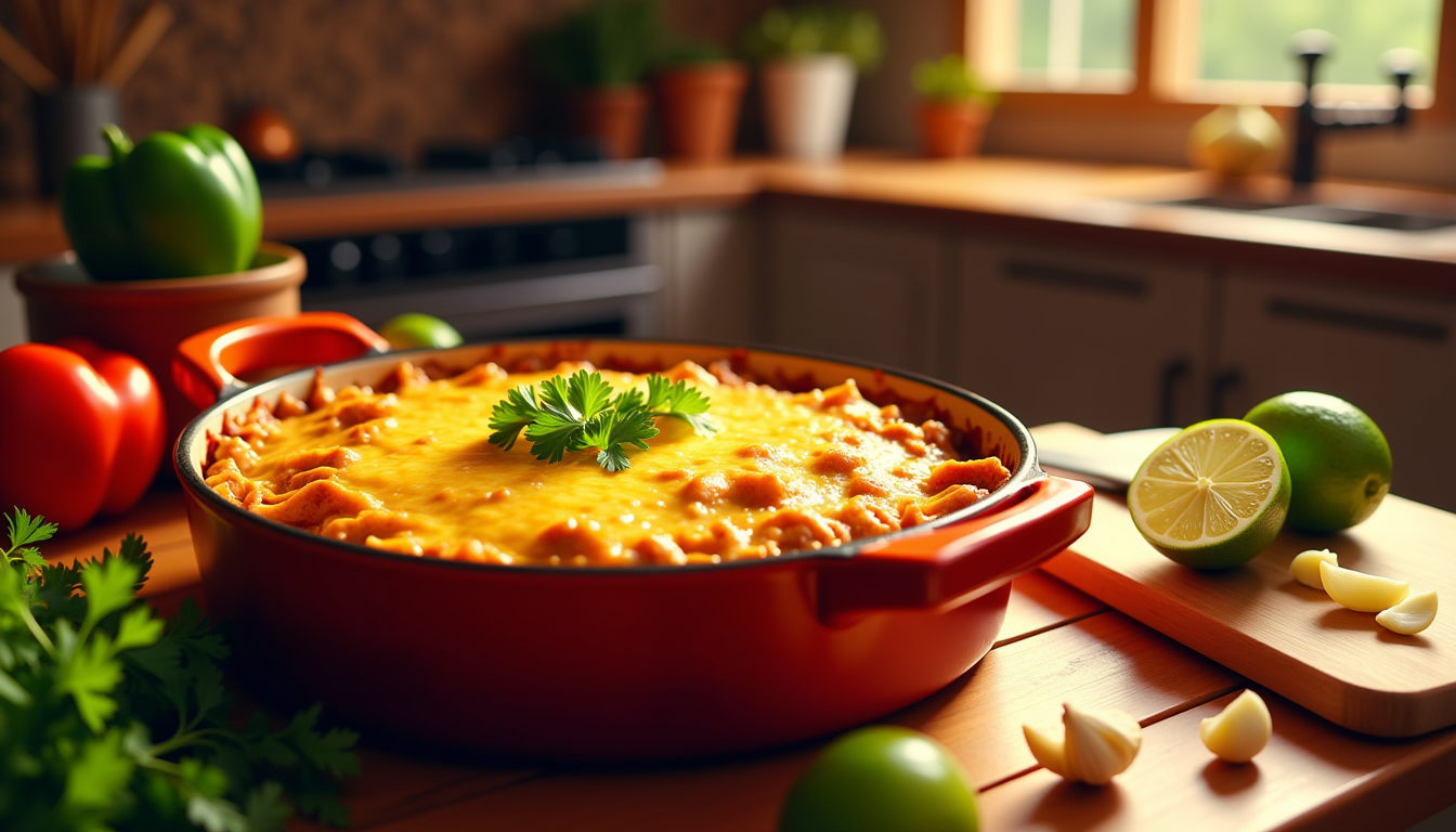 Unlock a new level of flavor with this irresistible Poblano Chicken Enchilada Casserole! Perfect for gatherings, this dish combines mild heat from poblano peppers and a creamy sauce that’ll leave your guests begging for more. Curious how easy it is to make? Dive into this recipe and impress everyone!