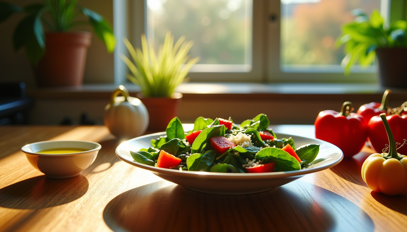 Discover the secret behind mouthwatering spinach salad dressings that transform a simple spinach and red pepper salad into a culinary masterpiece! In just 15 minutes, unlock a whirlwind of flavors with healthy, easy-to-find ingredients. Are you ready to elevate your salad game and tantalize your taste buds?