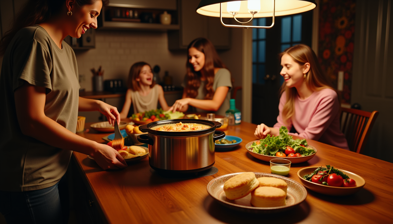 Unlock the secret to cozy family dinners with our slow cooker chicken pot pie stew! Discover why this dish is hailed as the best comfort food, combining creamy richness with easy prep. Can a single stew really revolutionize your mealtime? Dive in to find out!