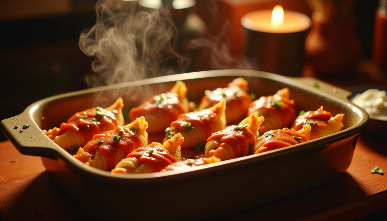 Are you ready to transform your game day snacking with a spicy twist? Dive into the irresistible world of Buffalo Chicken Stuffed Shells! This delicious fusion of buffalo chicken and creamy ricotta will leave your taste buds craving more. Discover why they might just be your new favorite comfort food!