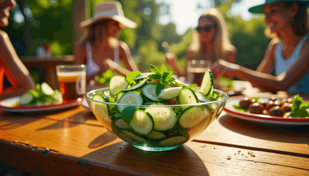 Discover the secret ingredient that transforms ordinary cucumber salad recipes into a mouthwatering delight! This easy-to-make dish promises a burst of flavor that pairs perfectly with any meal. Ready in just minutes, yet needing a simple overnight magic trick. Intrigued? Dive in to unlock the taste sensation!