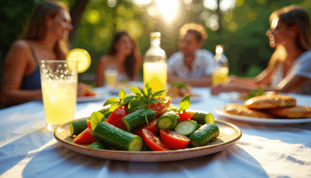 Discover the secret ingredient in the perfect cucumber tomato mint salad, guaranteed to elevate your summer dining experience! This refreshing salad is not only quick to prepare but also packs a punch of flavor with vibrant herbs and a sweet-tangy twist. Don't miss how this dish dazzles your taste buds!