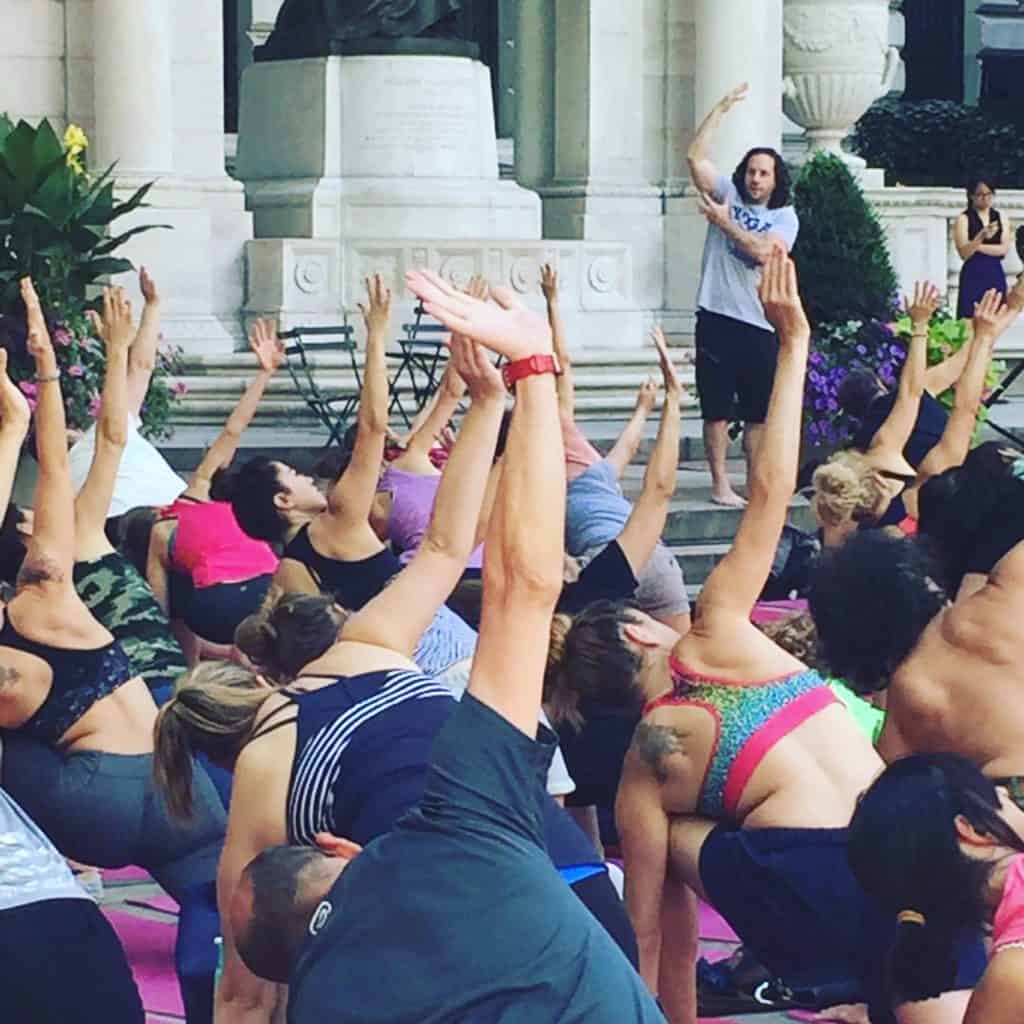 Yoga in the City - Yoga Journal Summer Series - Bryant Park NYC