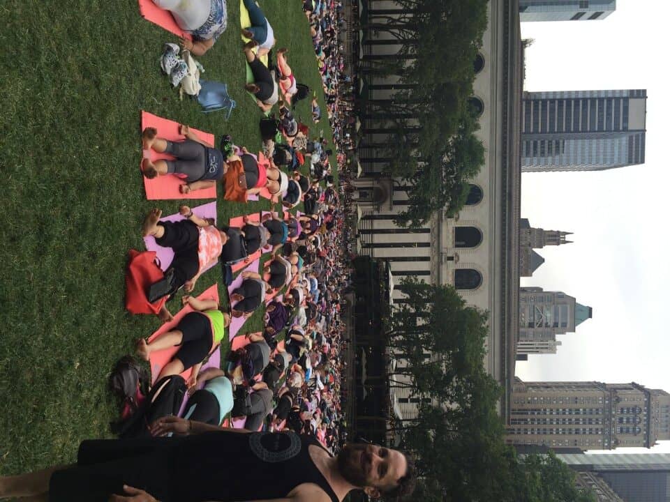 Yoga in the City - Yoga Journal Summer Series - Bryant Park NYC